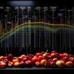 Graf zobrazujúci vývoj akcií Apple a ich vplyv na celkový výnos S&P 500.